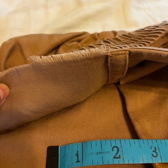 Torrid Linen Blend Shorts - Light Brown 20 - Picture 8 of 10